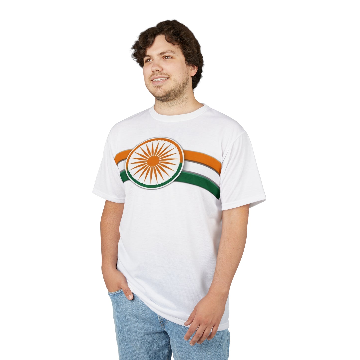 Stylish Unisex Independence Day Tee  - WHITE