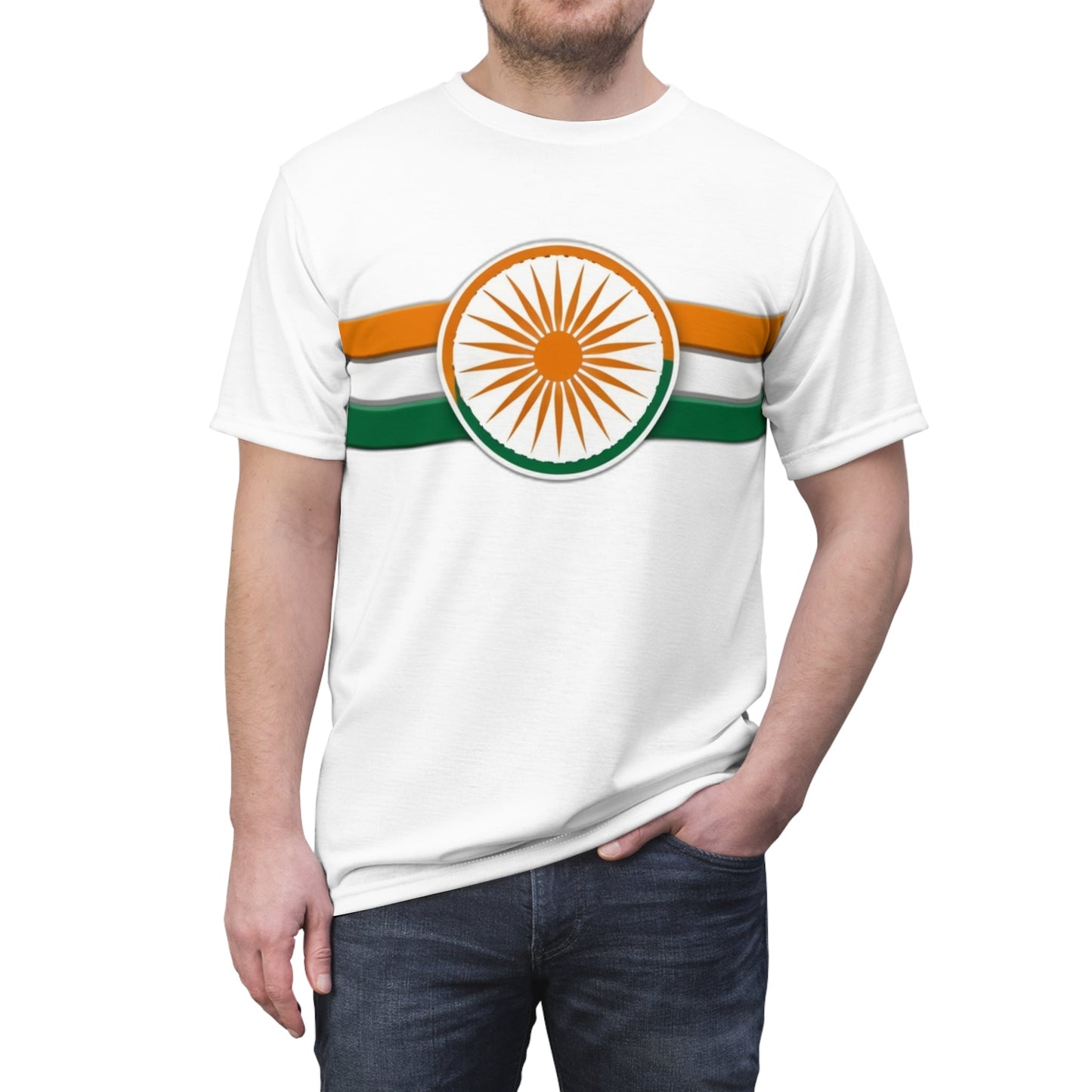 Stylish Unisex Independence Day Tee - WHITE - UrOwnIdentity