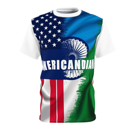 Unisex American - Indian Pride Tee - Vibrant Flag Design - UrOwnIdentity